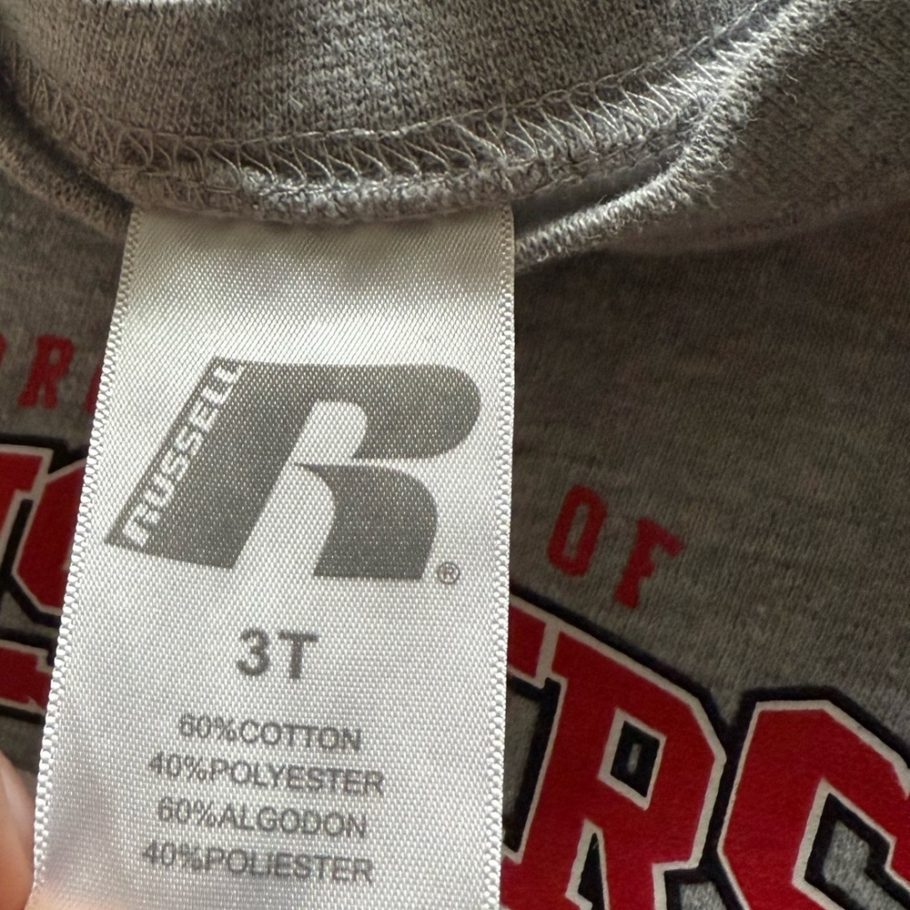 Russell|Vintage toddler sweatshirt,gender neutral Huskers Kids Gray Sweatshirt⢠- Picture 6 of 6